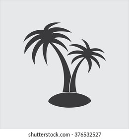 exotic island web icon