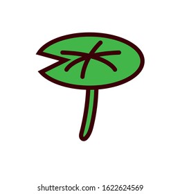 exotic leaf plant isolated icon vector illustration design