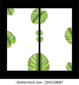 exotic leaf wallpaper. great for covers or ad backgrounds.