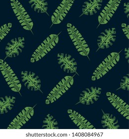 exotic leaves design plant background