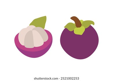 Exotic Mangosteen Fruit, Fresh Tropical Delight