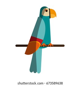 Exotic natural bird