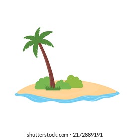 Exotic natural landscape for vacation or summer weekend holiday isolated,Palm tree paradise with mountains,Tropical island at sea ocean.