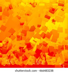 exotic orange yellow simple abstract red background