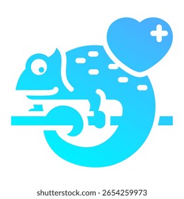 Elemento exótico del icono de las mascotas para el diseño