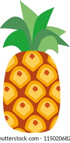 Exotic Pineapple Illustration