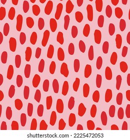 Exotic red abstract texture seamless pattern for textile, notebook cover, packaging or print material. Animal skin repeat background.