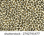exotic seamless leopard bow African coquette  ribbon pattern repeating hand drawn seamless  inspirational cute quote slogan typography. Vector illustration design for fashion, tee, t shirt, print, poster, graphic