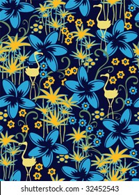 Exotic seamless pattern