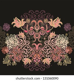 exotic seamless pattern in chinese style