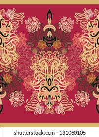 exotic seamless pattern in chinese style