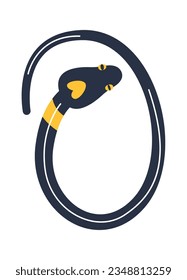 Exotic Snake Reptile Vector Illustration