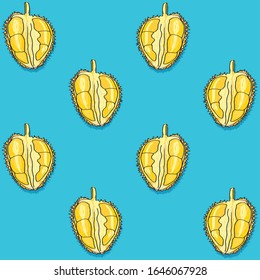Exotic Tropical Durian Fruit Pattern