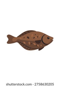 exotic tropical fish close up with natural patterns on white background