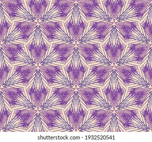Flores tropicales exóticas. Patrón sin foco. Brillantes y jugosas tonalidades de violeta. Ilustración de playa