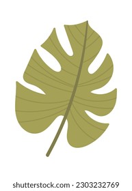 Exotisches tropisches Blatt. Vektorgrafik