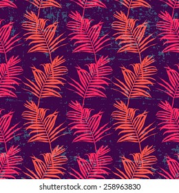 Exotic tropical leaves stripes pattern.