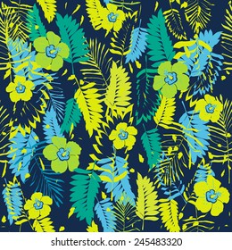  Exotic tropical pattern .