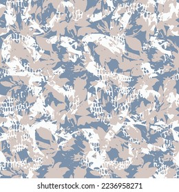 Exotic, tropical seamless pattern. floral leaves motif on Natural textured background. Abstract minimalist  print organic texture. Minimal design wallpaper. Botanical ornament. Summer spring  trends