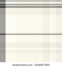 Exotic vector background texture, countryside check pattern fabric. Finish plaid seamless tartan textile in sea shell and grey colors palette.