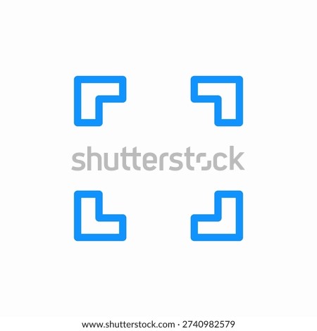 expand arrows icon sign vector