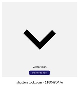 Expand button sign icon in trendy flat style isolated on grey background, modern symbol vector illustration for web