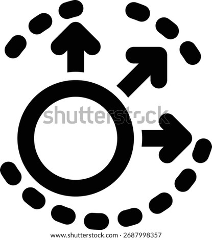 Expand, Extend, Resize Outline Icon