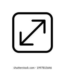 Expand icon with square style