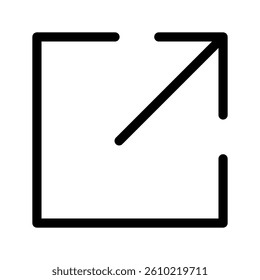 Expand Icon Vector Symbol Design Illustration