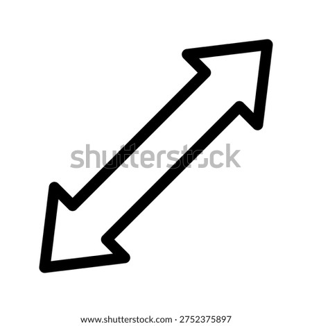 Expand Icon Vector Symbol Design Illustration