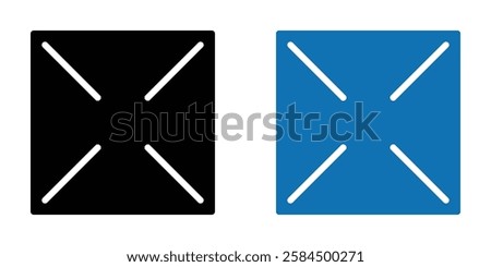 Expand icons pack in black and colored version