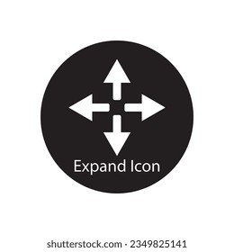 expandir iconos diseño de ilustración de plantillas vectoriales 