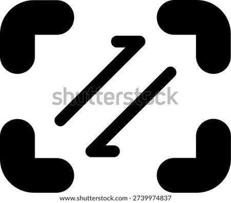 Expand Illustration vector Icon Design
