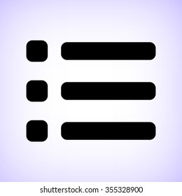 expand menu -  black vector icon