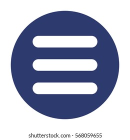 Expand Menu Icon Vector flat design style