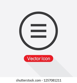 Expand Menu Icon Vector Illustration Eps10