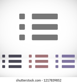 expand menu Vector icon 