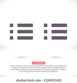 expand menu Vector icon 