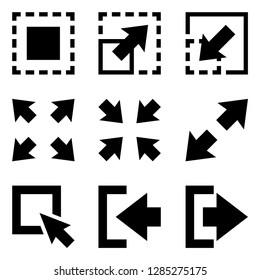 Expand and Minimize icons