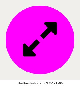 Expand navigation button.Vector illustration.