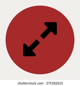 Expand navigation button.Vector illustration.