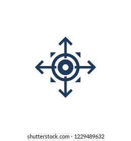 expand, spread icon