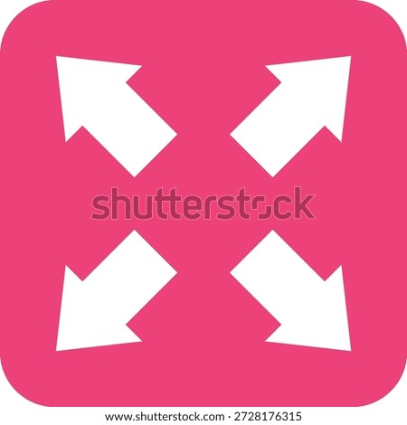 Expand Vector Icon Design Illustration