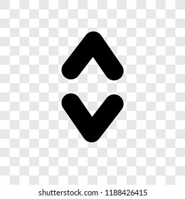 Expand vector icon isolated on transparent background, Expand transparency logo concept