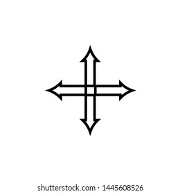 Expand vector icon isolated on background. Trendy sweet symbol. Pixel perfect. illustration EPS 10.