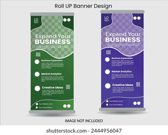 Expand Your business roll up or pull up banner  design 