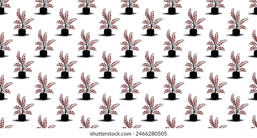 Expandable Pattern of Flowers and Leaves Decoration