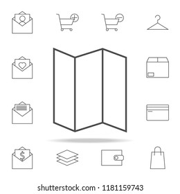 expanded map icon. web icons universal set for web and mobile