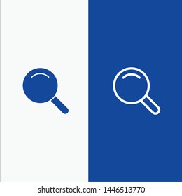 Expanded, Search, Ui Line and Glyph Solid icon Blue banner Line and Glyph Solid icon Blue banner