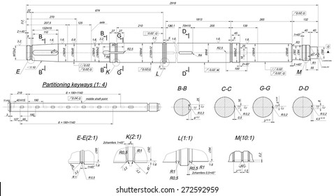 How To Dimension A Keyway On Shaft